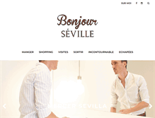 Tablet Screenshot of bonjourseville.com